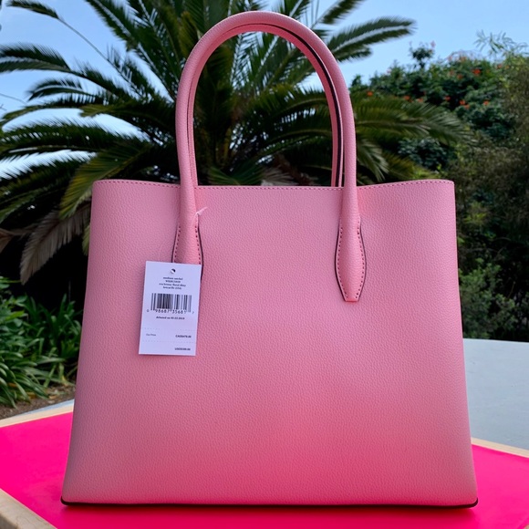 Kate Spade Eva Breezy Ditsy Medium Leather Satchel - Picture 4 of 10